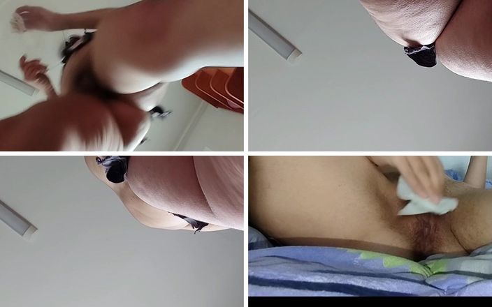 Amateur_MS: Amateur-ehefrau fingert muschi-orgasmus mit stöhnen. Latina, dicker arsch, dicke titten.