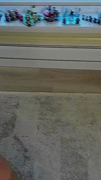 POV ręczna robota z naoliwionej seksownej mistery i niechlujnej twarzy dla niej w końcu
