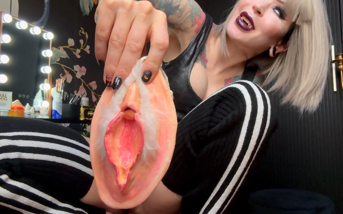 Baal Eldritch: Halloweenish Ceramic Pussy Ruin - Halloween, Goth, Ruined JOI, CEI