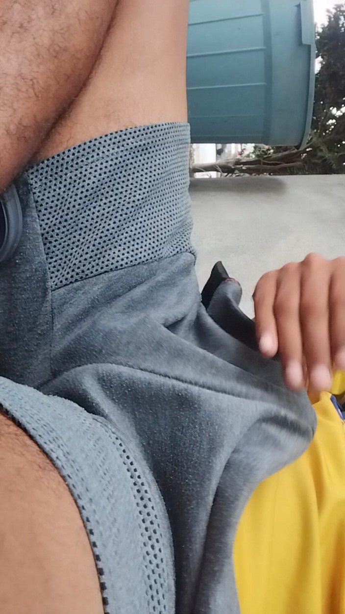 AlexAlejandro13: Man Gets Hot and Masturbates Under His Clothes