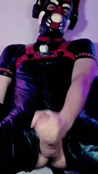 Cum-soaked Hand Job Fuels Wild Latex Dream