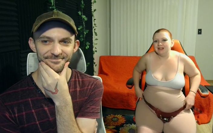 Sin Spice by Sophia Sinclair and Jasper Spice: Sikelob bBW sSBBW Strap-on-dildo harness unboxing und domina Clip