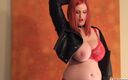My Boobs: Alexsis Faye और उसके विशाल प्राकृतिक स्तन सख्त रॉक स्टाइल में