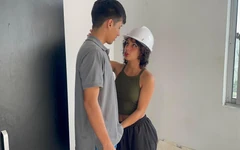 Very Hot Engineer Makes a Deal with Worker to Fuck Her in Exchange for Leaving Work Early.
