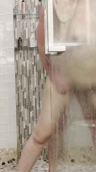 Shower Sex and a Blowjob in Paradise Followed by a Hot Cum in Mouth