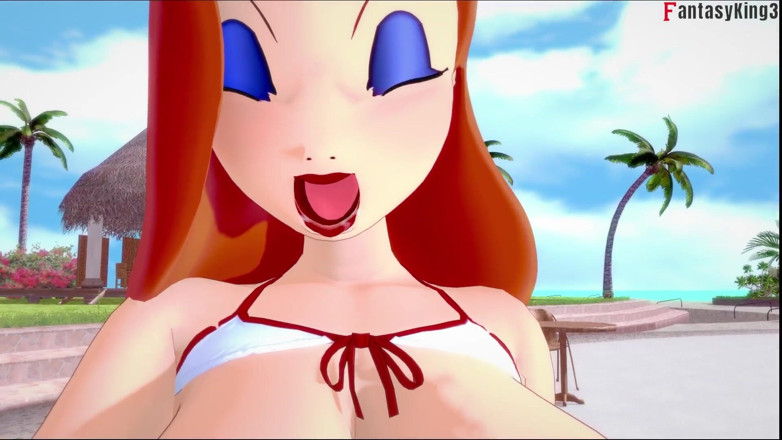 Fantasy king: Jessica Rabbit knullas i en pool