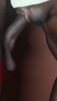 Huge Black Hardcore Digging Behind Ebony Slim Fit Creamy Ass