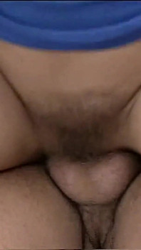 Blonde Horny with a Hairy Pussy Was Fucked by Two Men with Big Cocks