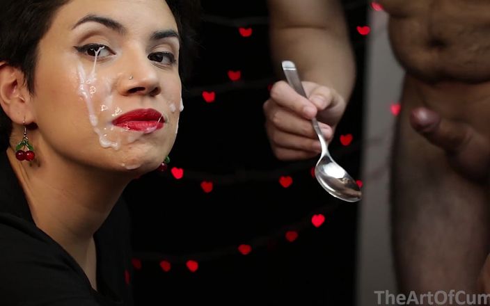 TheArtOfCum: Cumpilation #4! 사정 10장! 20분: 한마음! 얼굴 섹스! 숟가락으로 정액 먹기! 음식에 정액!