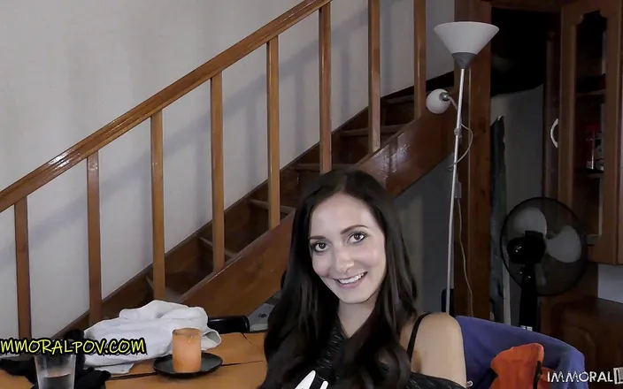 Immoral POV: Bashful but horny Heather cannot get enough dinosaur cock in...