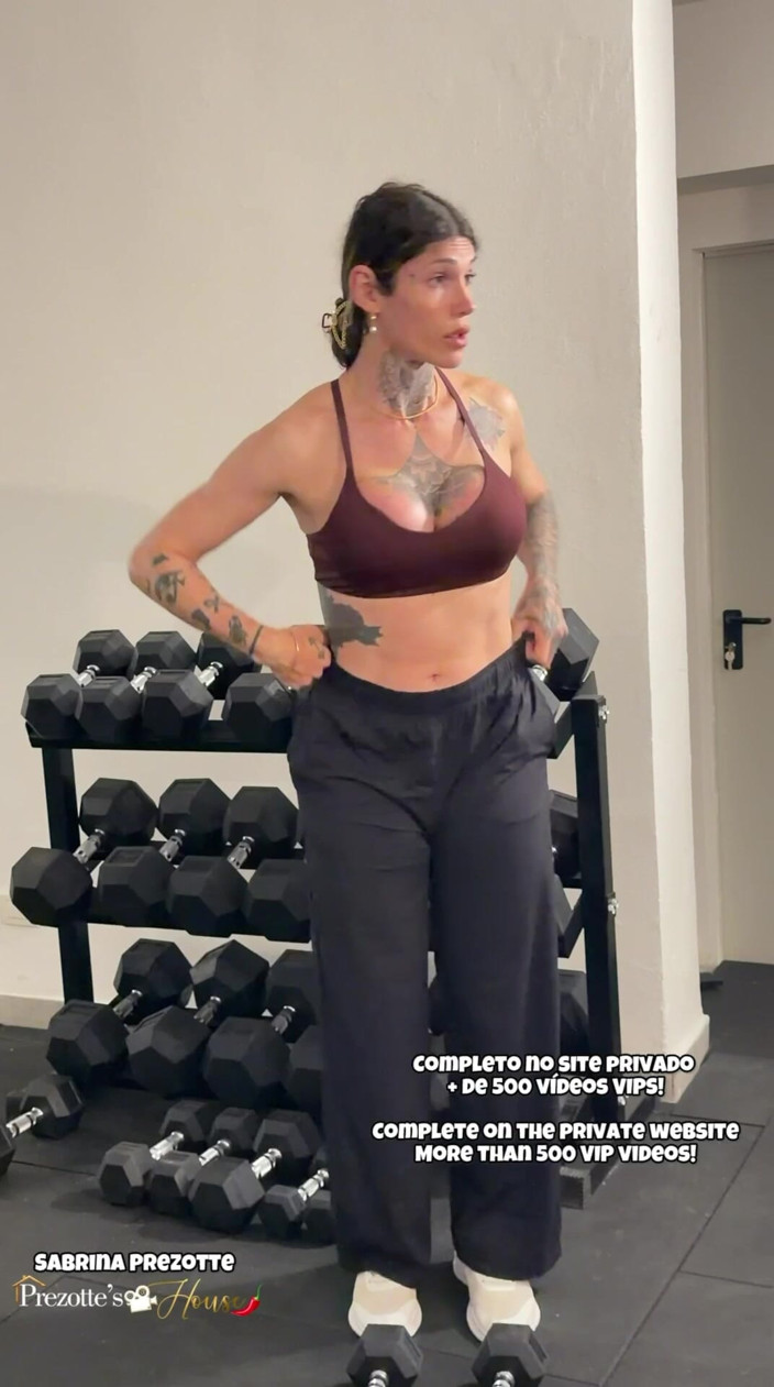 Sabrina Prezotte: Come Play with Me at the Gym, Subscribe Now and...