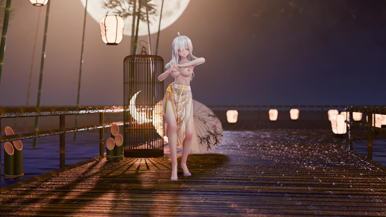 MikuMotion: Figa erotica in stile antico stile esposto