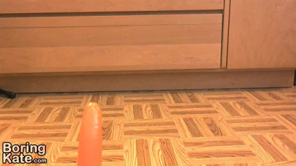 Boring Kate: Kate does anal masturbation