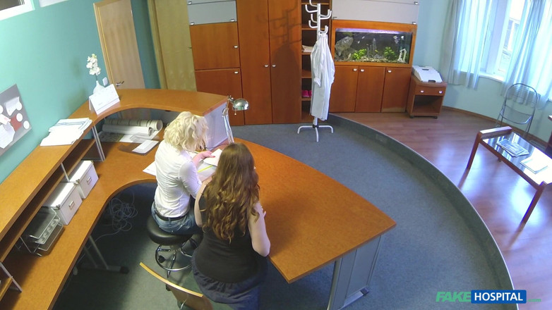 Fake Hospital: Fake Hospital - Stunning Red Head Helen Gives Blowjob for Job...