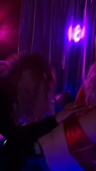 Public Bar Fingering Frenzy - Mature Babe Dripping Wet
