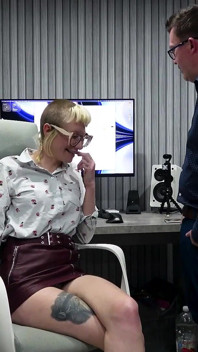 Office Slut #2 - Sucking the Bosses Cock