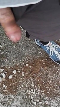 Piss and Cum Outdoor in a Park