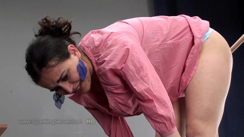 Spanking Server: Yasmeena whipped ass punishing lesson