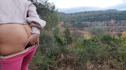 TheloveStory: Fantasy masturbation in the mountain outdoors sexy ass