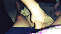 Silky Johnson: Honění s červenými nehty od služky s Nuru Get