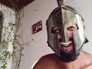 Hairy stink male: रोमन सैनिक tabaco