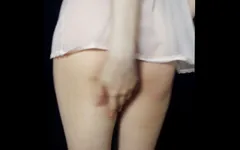 Sexy dancing asian girl with lingerie