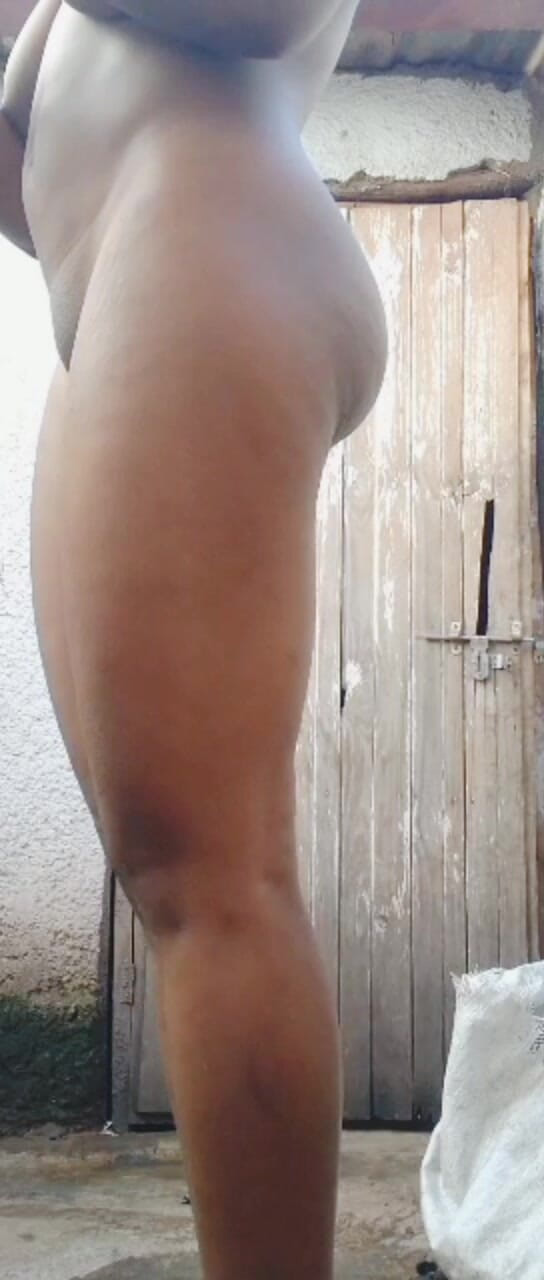 Me and my new slut: Home Activities GF Naked Outside