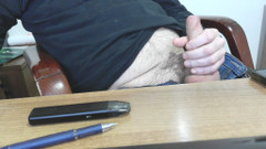 Jordance: 멋진 로마식 자지, 사무실에서 자위하고 자주 사정해요