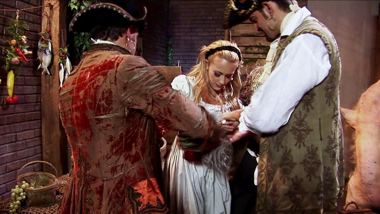 Horny Goons: Tante seksi trina di-gangbang luar biasa