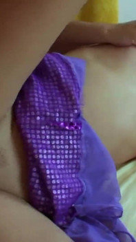 Brunette teen gets jizzed on her big tits
