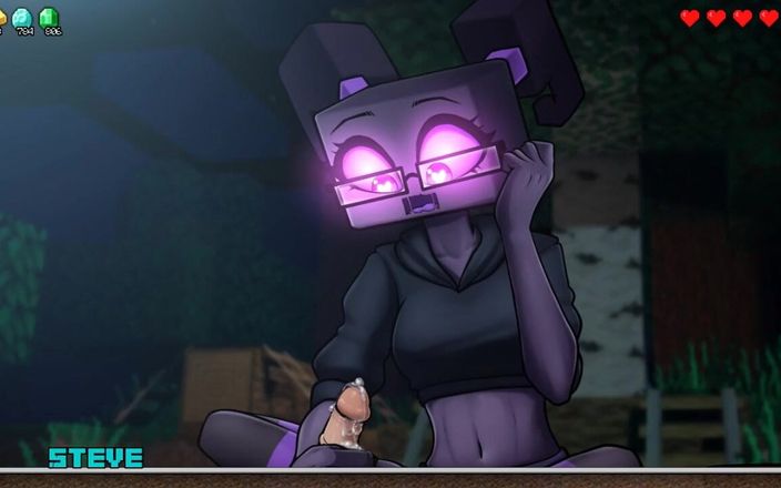 Visual Novel Collect LoveSkySan: Minecraft Nadržené řemeslo - část 41 Alex lesbická láska od Loveskysanhentai