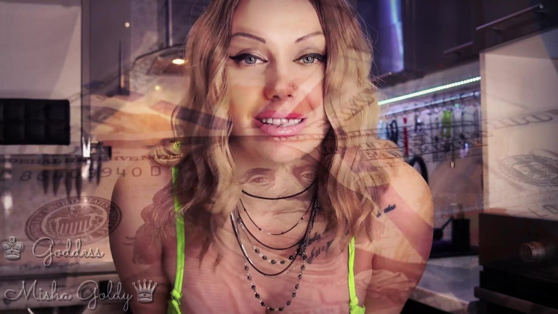 Goddess Misha Goldy: Платить и трахаться!