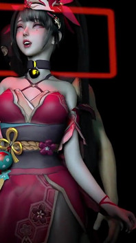3D geile schlampe cosplay hure hat footjob-sex