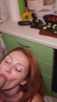 Lelya Mult Tries to Cook Salad but Gets Pounded by Horny Kristian Ham