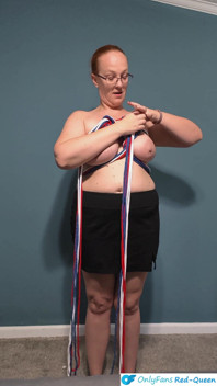 Guida shibari rope self tie - giorno dell'indipendenza cuore rosso bianco e blu