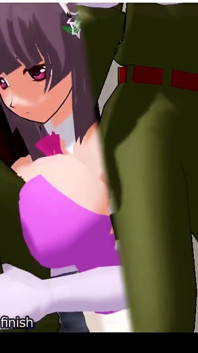 Menina bate herói 1 Lucy. Boko877