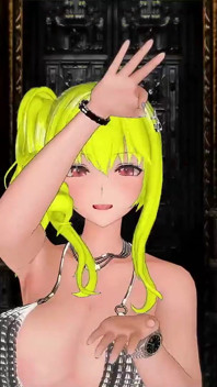 Azur lane St. Louis mezza nuda danza Nayeon-pop Hentai mmd 3d bionda capelli colore Edit Smixix