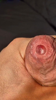 Stepdaddy’s Tight Foreskin Stretched and Leaking Precum
