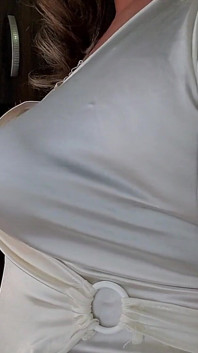 White Satin Top