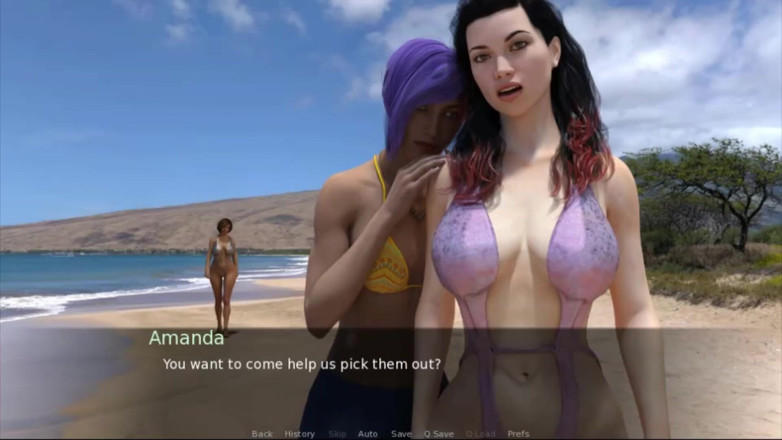 Visual Novels: Orta yaşlı seksi kriz bölüm 14 - gençlerle tatil köyü