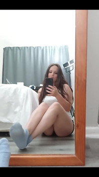 Škádlení v my blue an kotníkových ponožkách