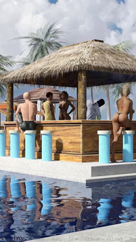 Tacos: Suami cuckold menonton isterinya membentangkan kaki dan memberi pepek di bar kolam - episod 88