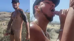 Exhib & Blowjob to Stranger in the Dunes - Gran Canaria, Maspalomas!!!