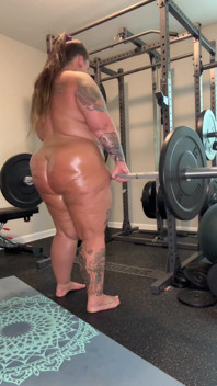 Alexisnocare Oiled up Naked Workout