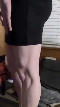 Daphne Dressing Room Panty Tease Black Minidress