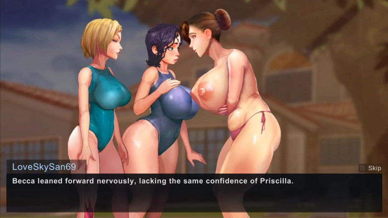 LoveSkySan69Real: Taffy Tales V0475 Část 56 Foot Sex Pool Party od Loveskysan69