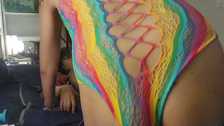 Our threesome adventures: Five Trans Girls Have Fun at Night