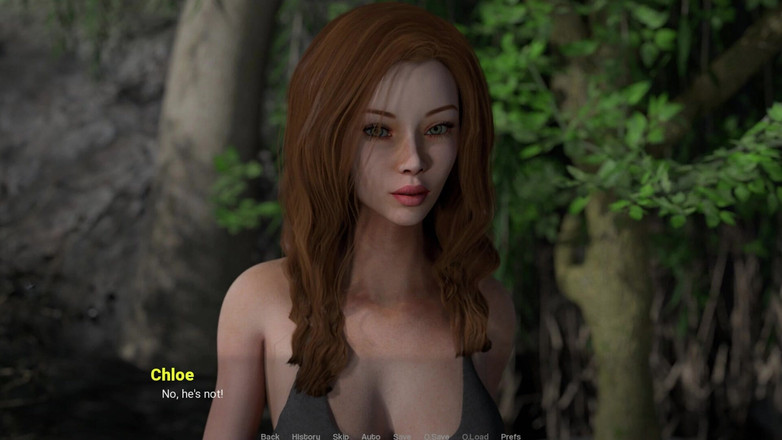 3D Cartoon Porn: アウェイ・フロム・ホーム - リアムが危険な公園での出会いで木の後ろでクロエとセックスする