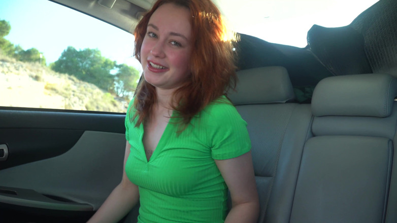 Sheryl X Sinclair: Redhaired Girl Made Mess After Solo Sex in Car