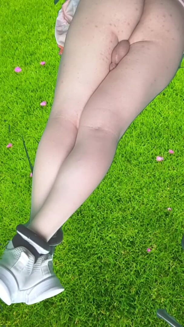 Kitty_Cross: Booty Blonde Femboy Sweet Juicy Ass Smooth Thighs Lollipop Sissy